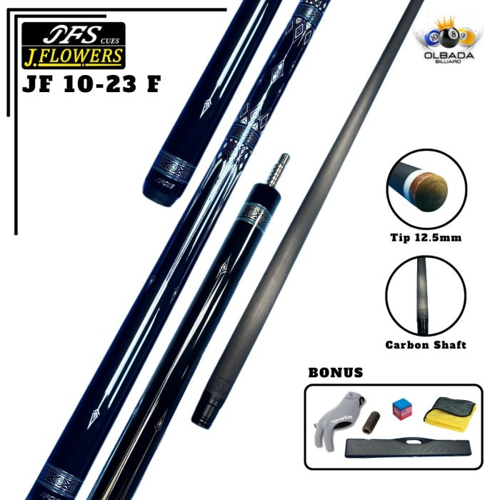 PROMO Stik Billiard JFlowers 10-23 F / Billiard Ball / Stik Play Bilyar