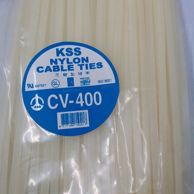 

KABEL TIES KSS CV-400X4,8MM PUTIH Kode 95