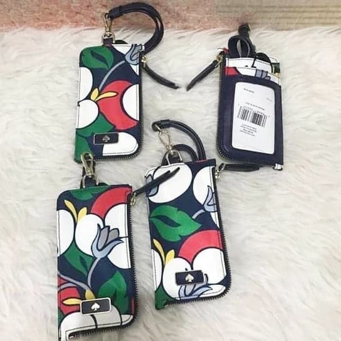

Ready Kate Spade Gantungan Kunci / Name Tag / Id card KS Edria Lanyard Kode 718