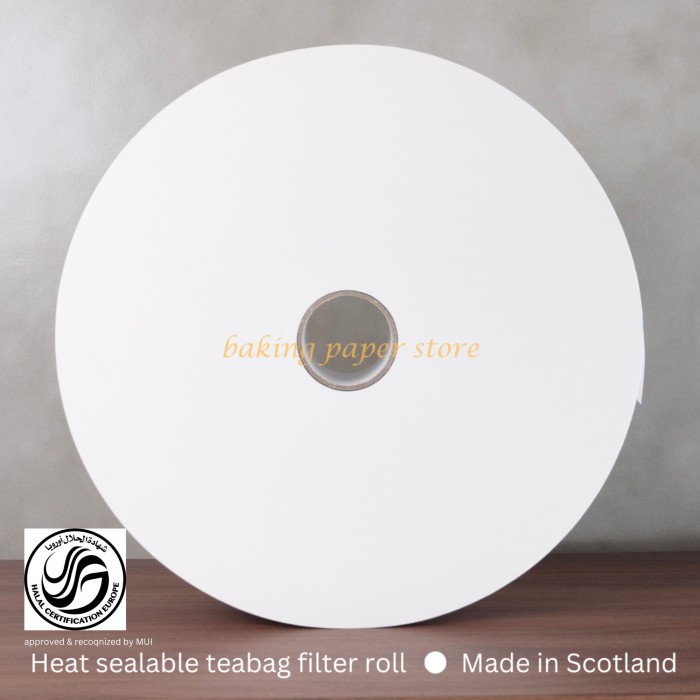 Heat sealable Teabag Filter Paper Roll / Kertas Filter Teh Celup dalam ROLL