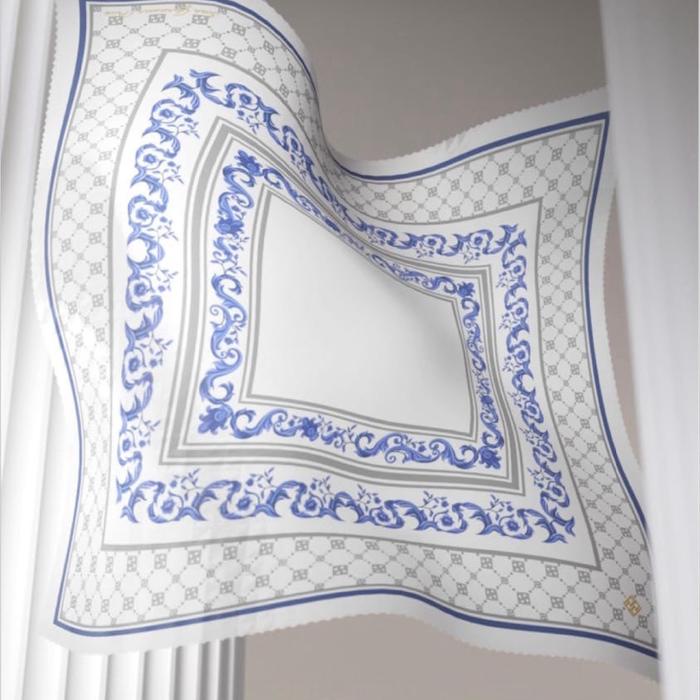 Ivan Gunawan Prive - Renaissance Scarf Hijab Motif Segi Empat By Ivan Gunawan