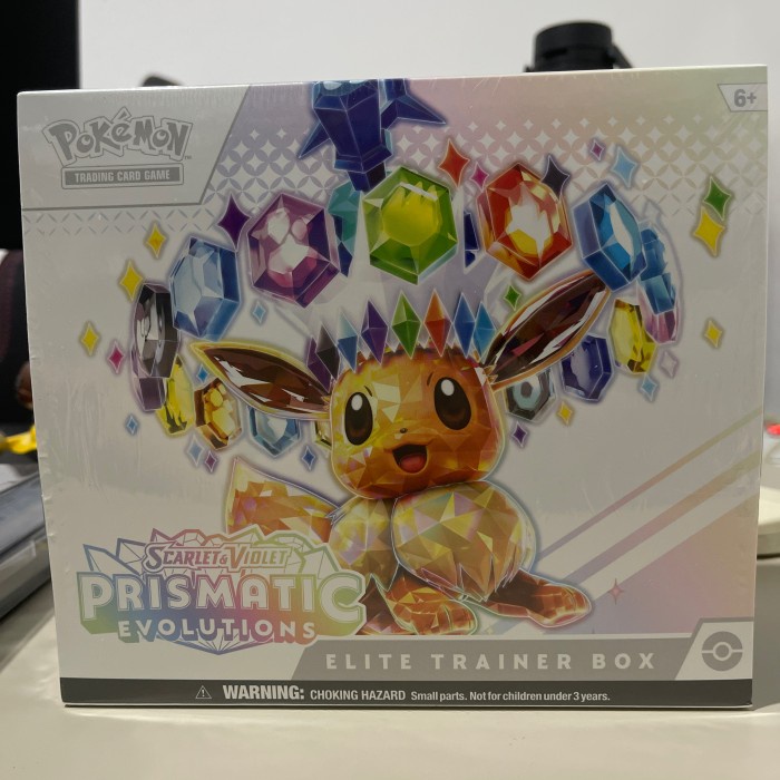 (BRI) ETB Elite Trainer Box Scarlet & Violet Prismatic Evolutions Eevee English Pokemon Trading Card