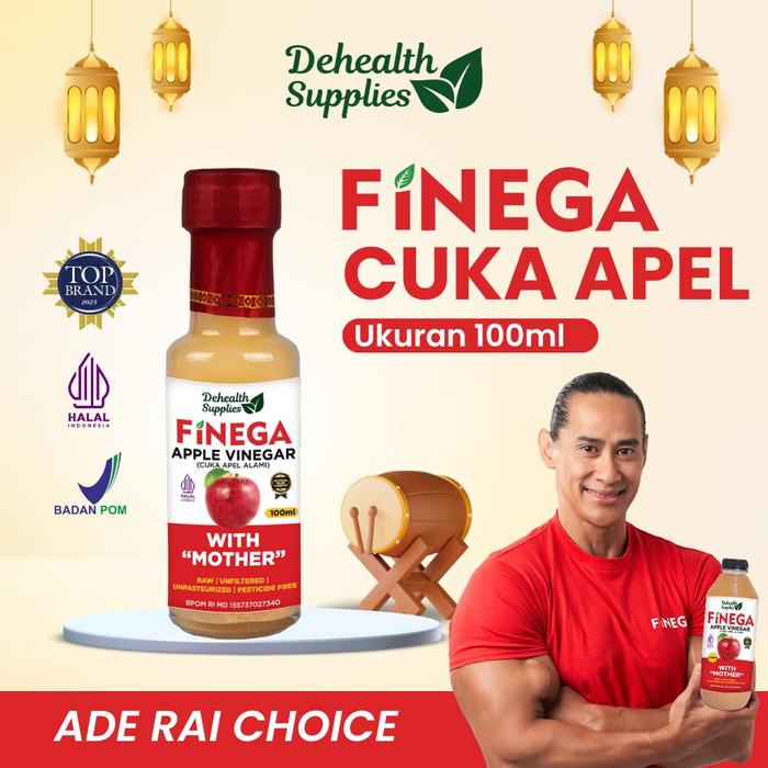 

Dehealth Supplies FINEGA CUKA APEL 100ml ( Botol Kaca )
