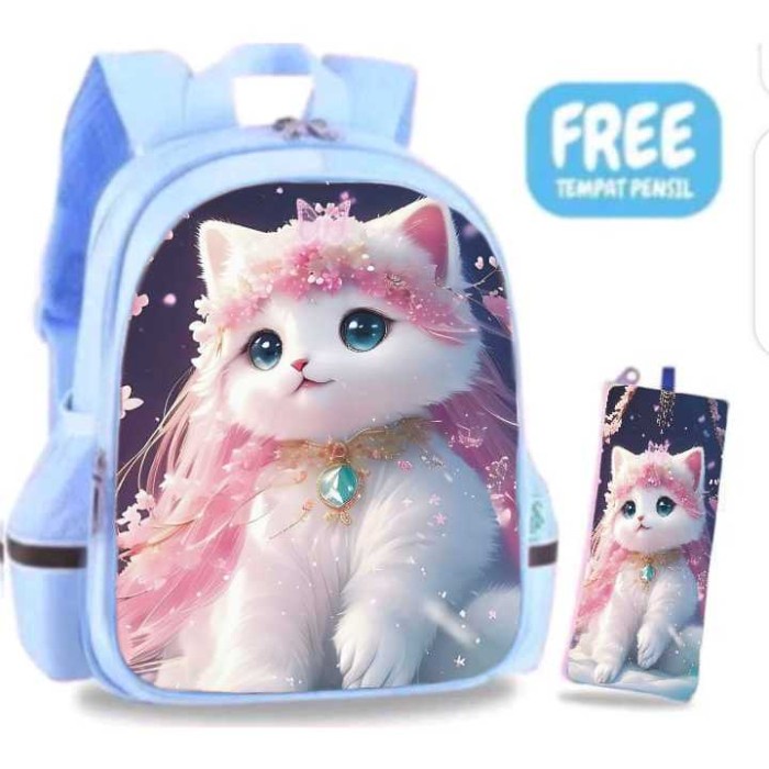 

TERBARU GGS Tas Ransel Sekolah Anak Perempuan TK dan SD Karakter KUCING LUCU Kualitas PREMIUM bisa