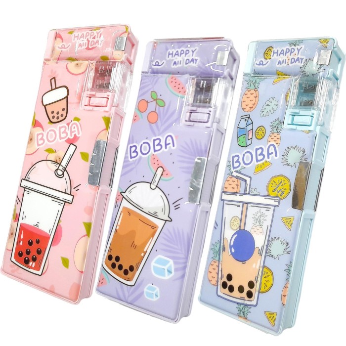 

TERUJI KOTAK PENSIL MAGNET ANAK LAKI-LAKI PEREMPUAN SEKOLAH GAMBAR CUTE DRINK BOBA 533-29