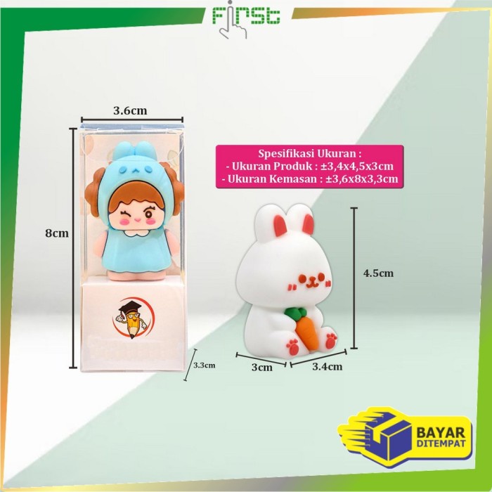 

BERKUALITAS Produk FH-A81 Rautan Pensil Boneka Karakter 3D Alat Tulis Sekolah /