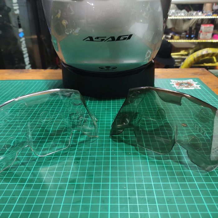 Helm Part Spoiler Arai Copy Clear Smoke