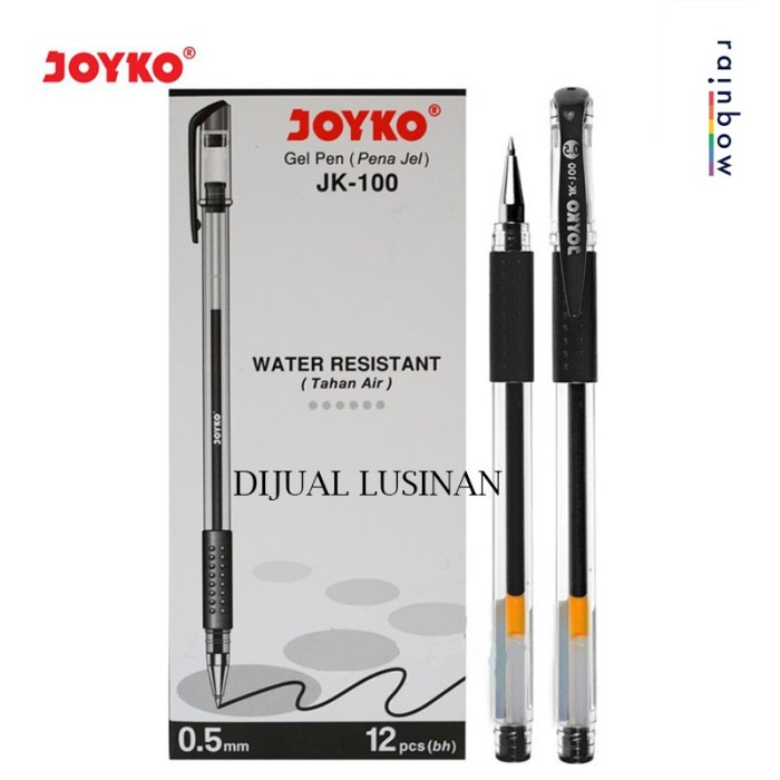 

[ LUSINAN - 12PCS ] JOYKO PULPEN GEL / GELPEN JK100 - JK100NT WARNA