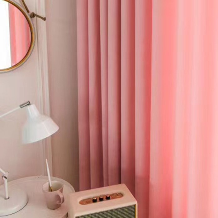 

Solid Pink Curtains For Girl Kids Room Living Room Bedroom Kamjay
