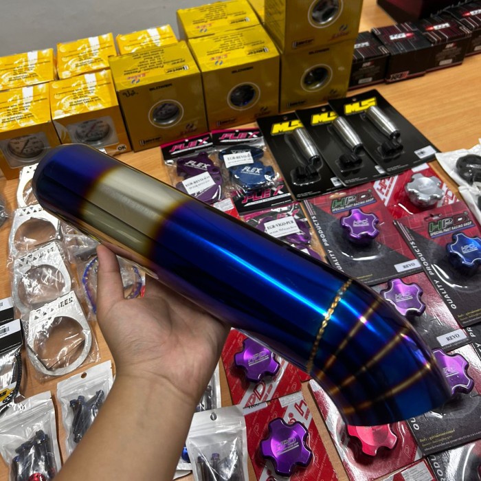 Tailpipe Diesel Titanium Burn Thailand High Quality Bahan Tebal