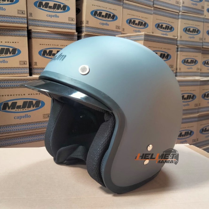 Helm Retro Mjm Magnum/Capello Kaca Inner Helm Hijab Friendly