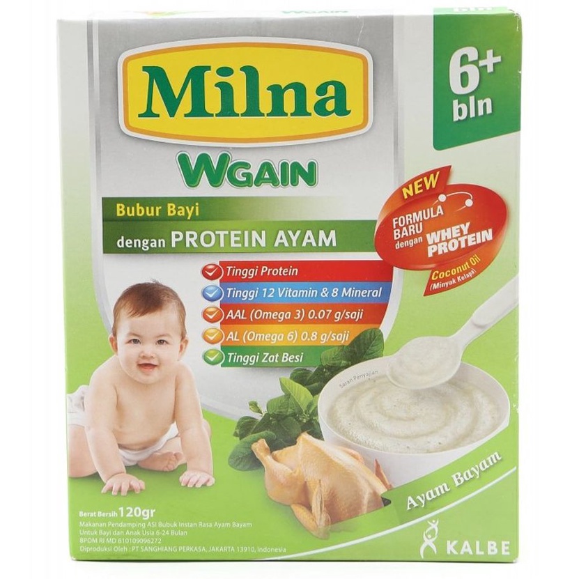 

MILNA 6+ BUBUR KHUSUS AYAM BAYAM 120 GR - RAJA SUSU