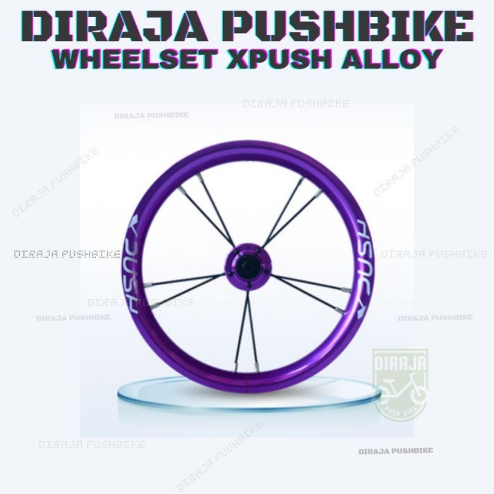 Sale Terbatas Wheelset Xpush Pushbike Alloy 2 Layer Balance Bike Upgrade Velg Loncer Ringan Aman