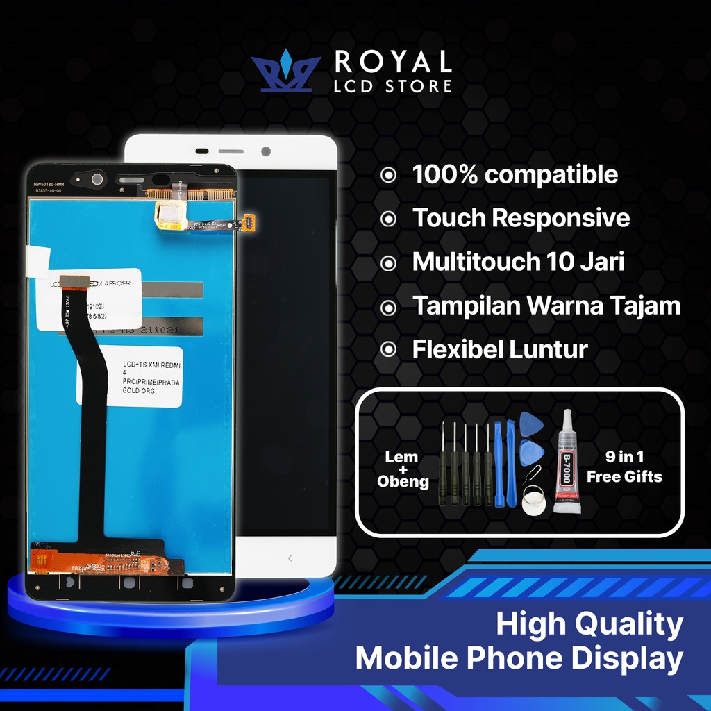 Lcd Xiaomi Redmi 4 Pro / Redmi 4 Prime Full Set Lcd Touchscreen