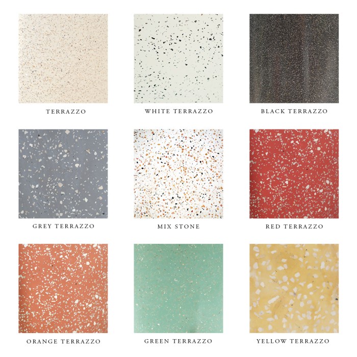 Planter Box Concrete Terazzo Standing