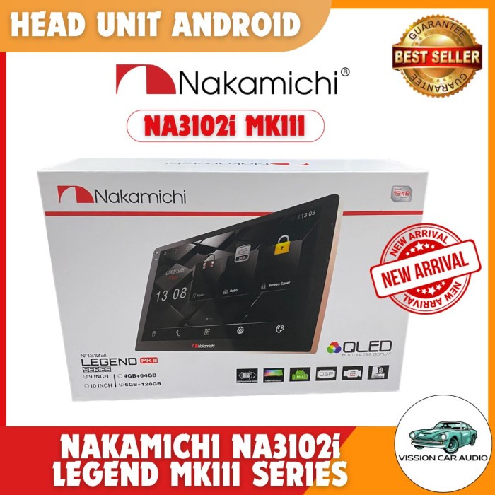 Headunit Android Nakamichi Legend Series Mkiii