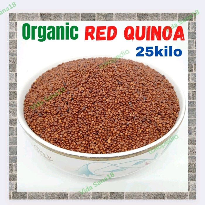 

Red Quinoa Organic - Sak 25kg