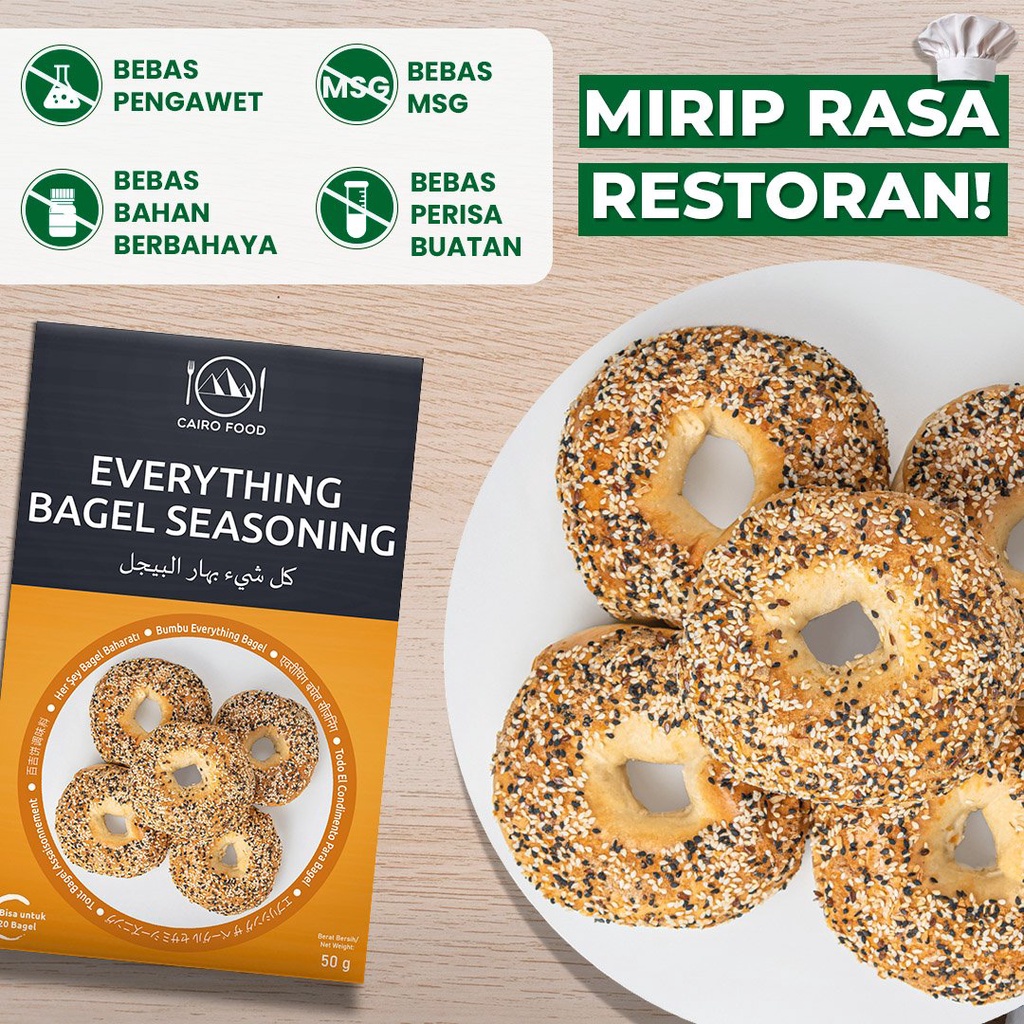 

Bumbu Everything Bagel Premium Untuk Profesional - Cairo Food