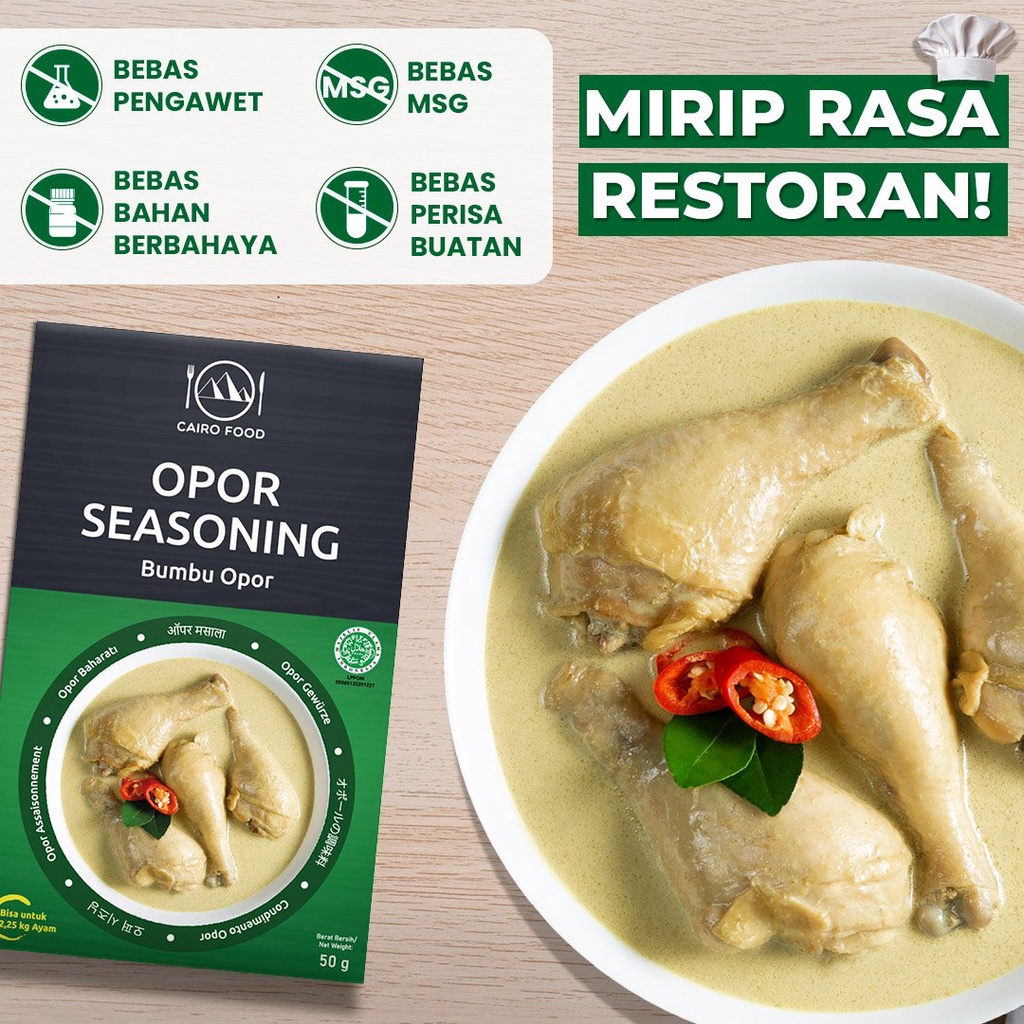 

Bumbu Opor Premium Untuk Profesional - Cairo Food