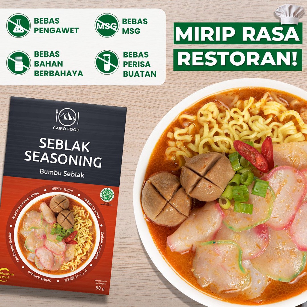 

Bumbu Seblak Premium Untuk Profesional - Cairo Food