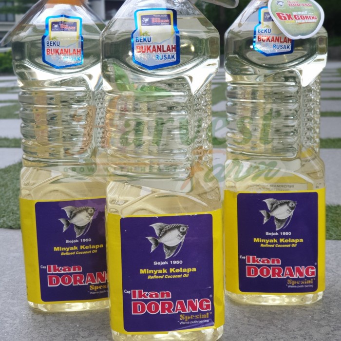 

TERLARIS Minyak goreng kelapa spesial (coconut oil) Cap ikan dorang - 2 liter