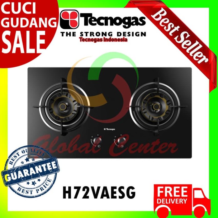 TECNOGAS KOMPOR TANAM INDUKSI 2 TUNGKU H72VAESG