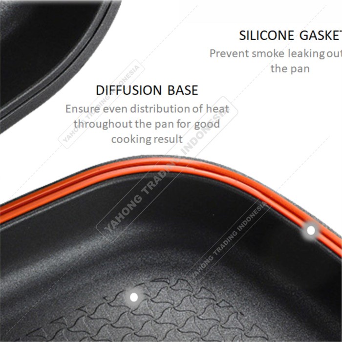 DESSINI 23 BUAH SET PERALATAN DAPUR PANCI MASAK MARMER ANTI LENGKET