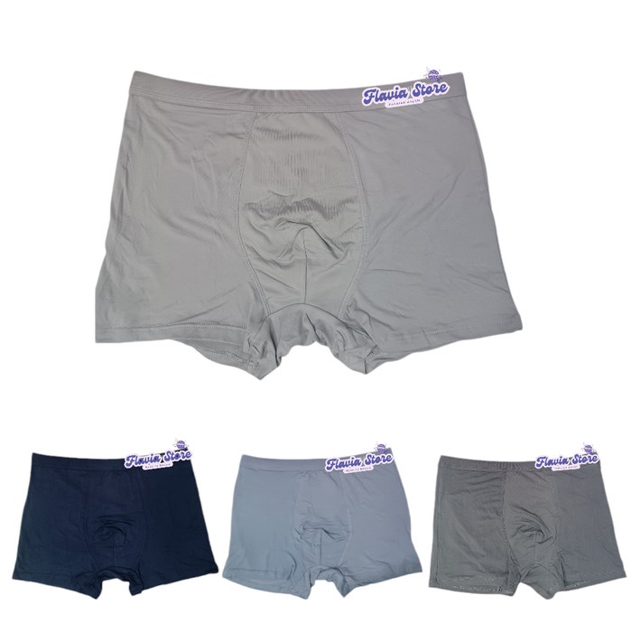3Pcs Celana Dalam Boxer Super Jumbo / Daleman Pria Jumbo / Boxer Cowok