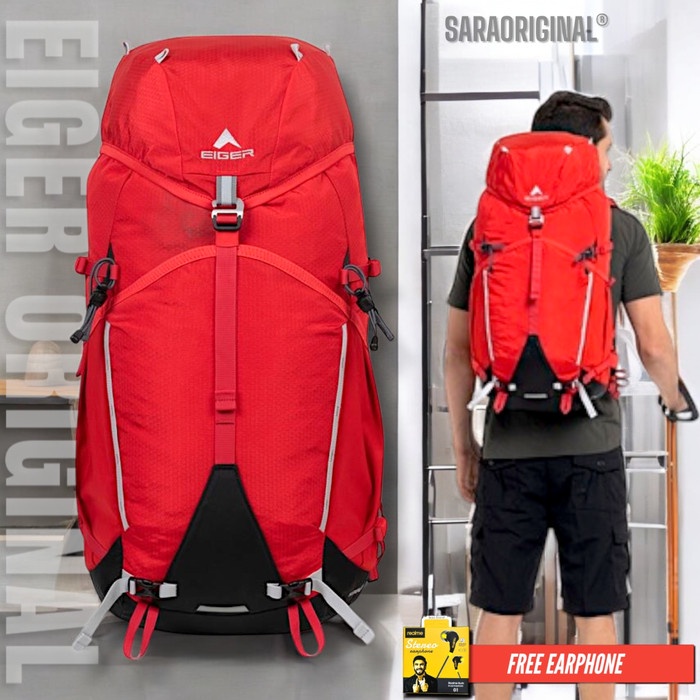 [DAN] Eiger HYPERLITE SUMMIT 35 35L Tas Ransel Gunung Tas Hiking Original