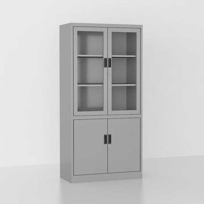 

Lemari Arsip Pintu Kombinasi Vip Gold Warna Light Grey-Filling Cabinet