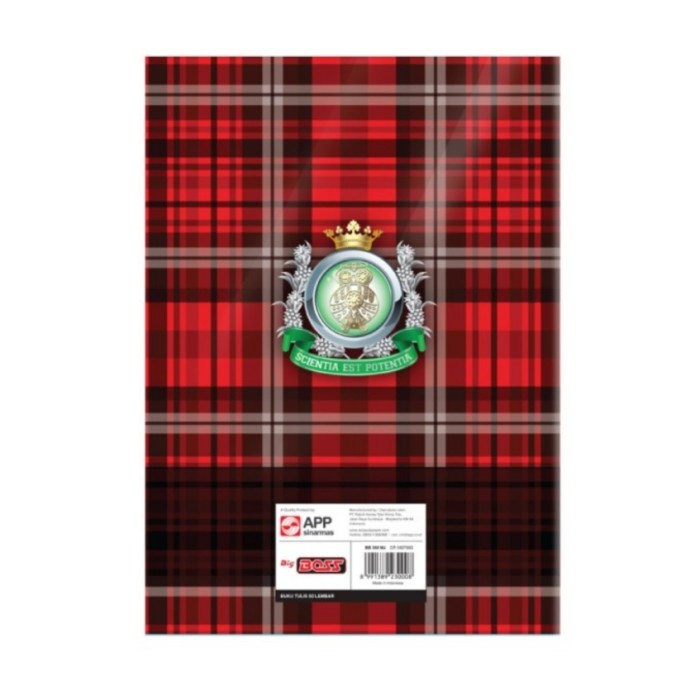 

Buku Tulis Big Boss 50 Lembar Campus Notebook Garis Sekolah [10Pcs]