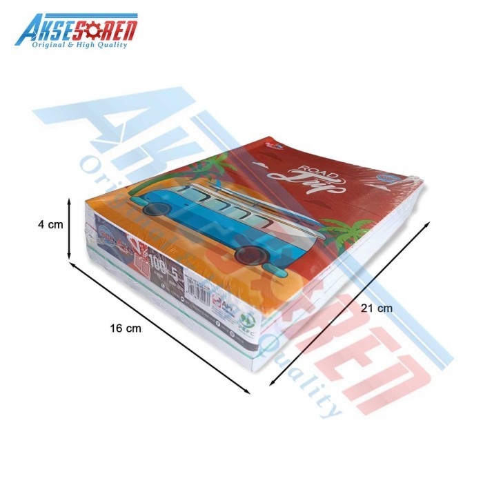 

Buku Tulis Sinar Dunia 100 Lembar [1 Pack] Sidu Pendek Kwarto A5 1 Pak