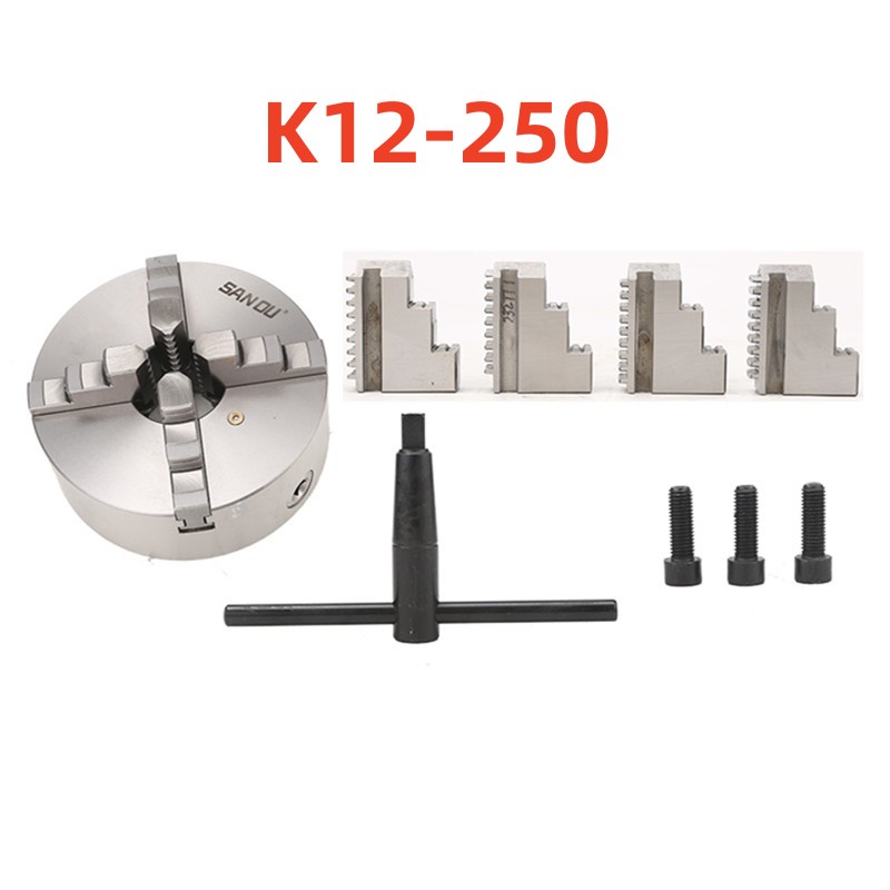 MDA K12-250 4 jaw chuck/250MM manual lathe chuck/4-Jaw Self-centering Chuck