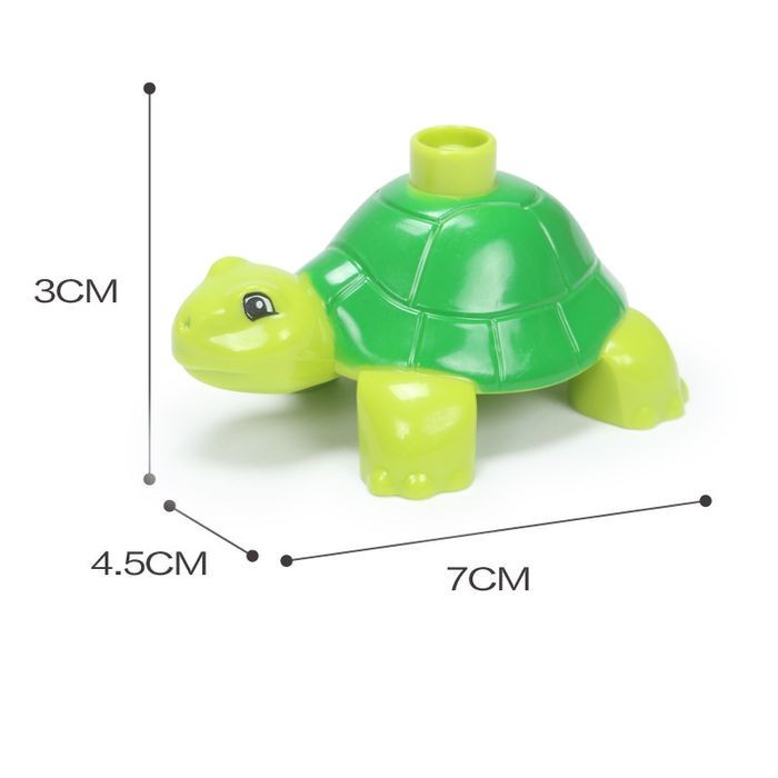 City Zoo Turtle Tortoise Kura Action Figure Mini Duplo