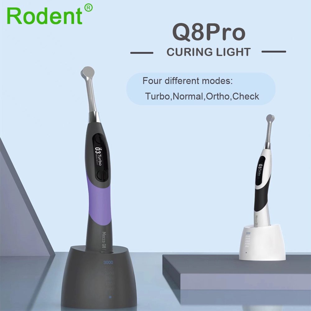 SUTO 1 Second Dental Curing Light Dentistry Wireless LED Cure Lamp Built-in Light Meter 2500mW/c㎡ Tu