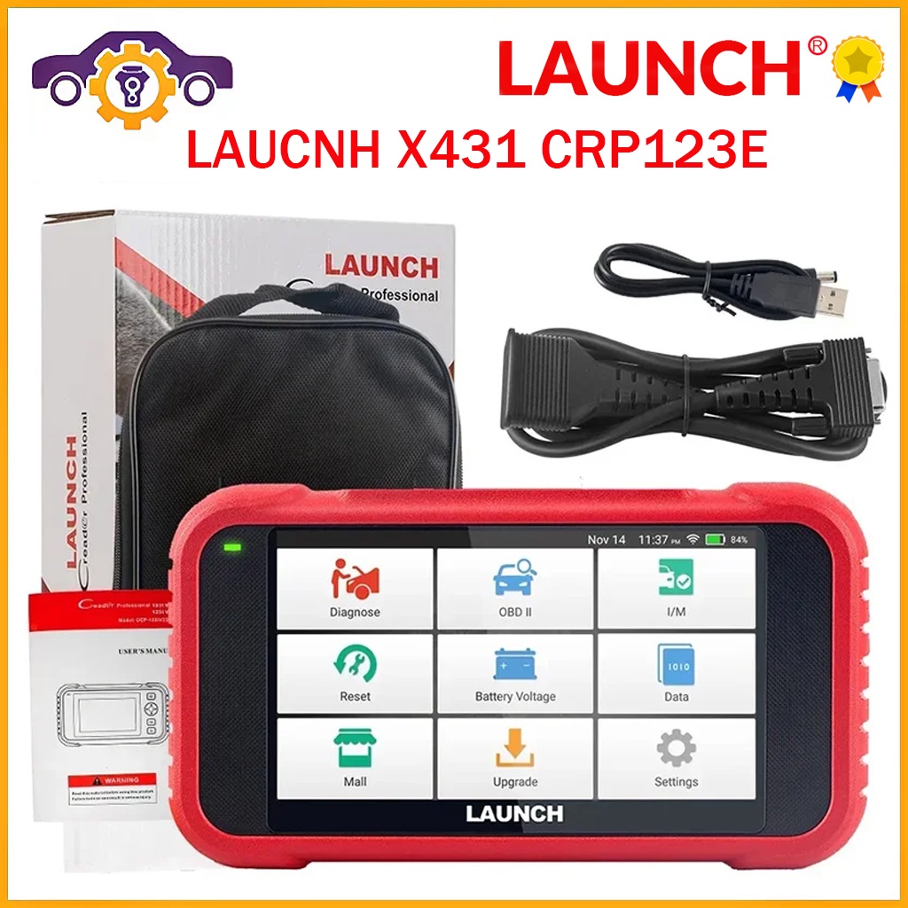 SUTO Lauch X431 CRP123E V2.0 OBD2 Automotive scanner 4 System Car diagnostic tool Oil ETC SAS 7 Rese