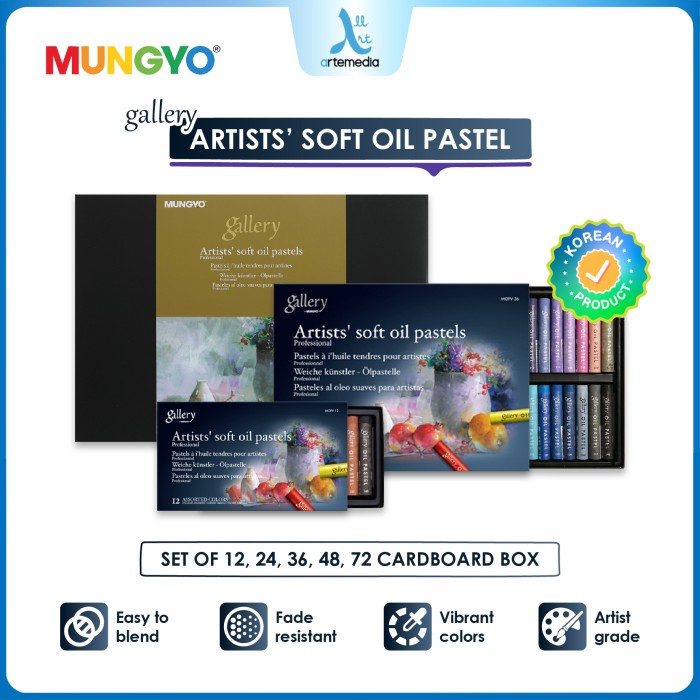 

Sale Mungyo Gallery Artists Soft Oil Pastel Set Crayon Krayon Minyak