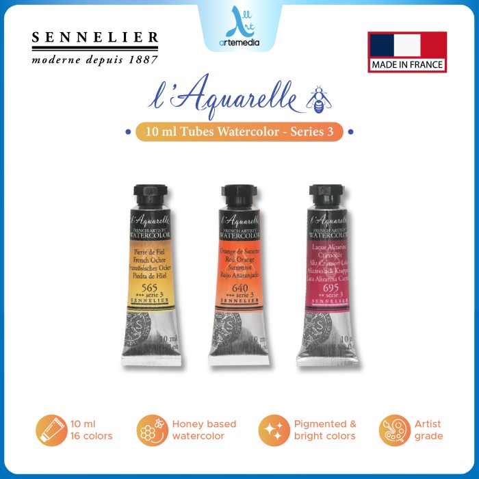 

Sale Cat Air Sennelier L Aquarelle Series 3 Tube 10Ml Watercolor
