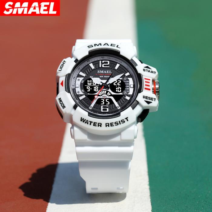 Jam Tangan Sport Analog Digital Pria Wanita Merk SMAEL 8065