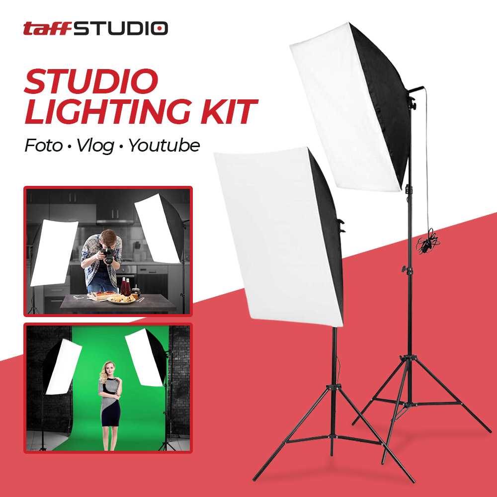 Taffstudio Portrait Foto Studio Lighting Kit Youtube Vlog