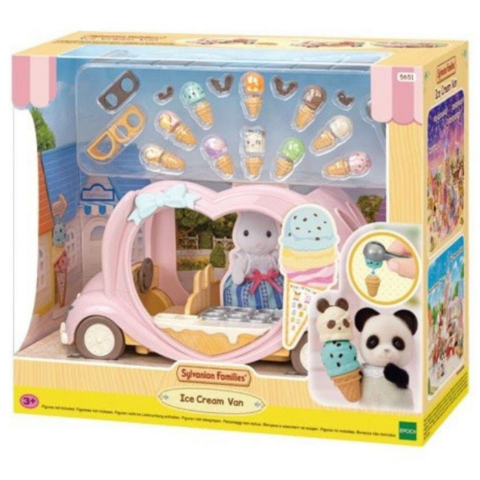 Mainan Mobil Boneka Sylvanian Families Ice Cream Van