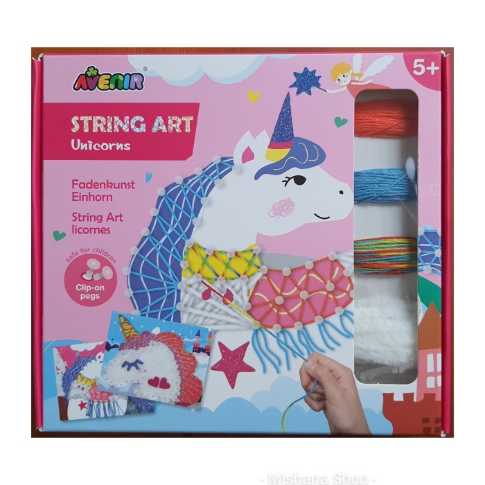

AVENIR String Art Unicorn Dreamcatcher Mainan Kerajinan Tangan Anak