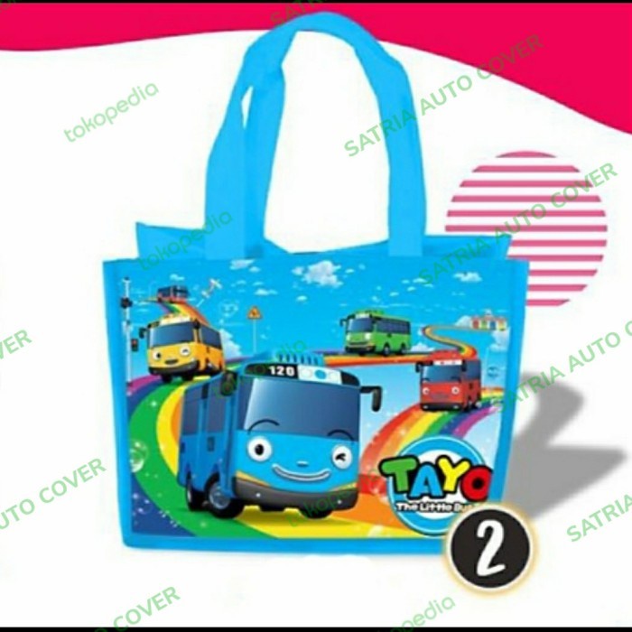 

Flashshow tas goodie bag ulang tahun gambar Tayo 02 uk 25*12*20 box KFC
