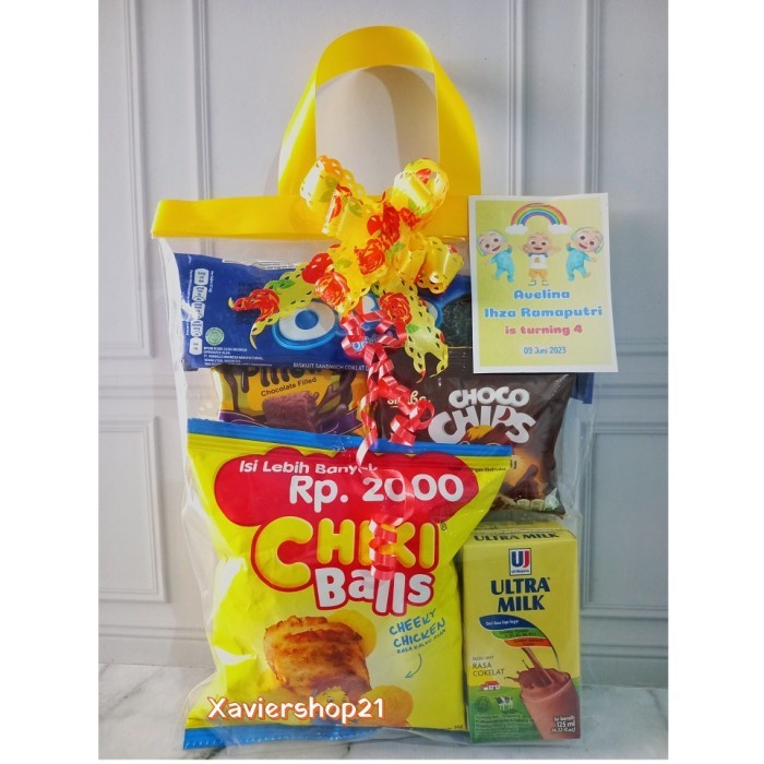 

Flashshow Paket snack ultah anak SIMPLE MURAH CANTIK + FREE CARD