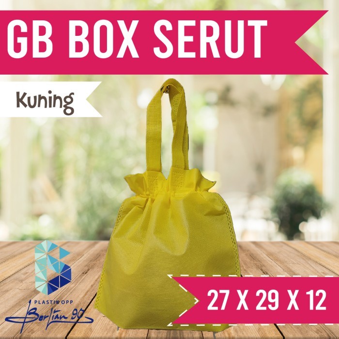 

Flashshow goodie bag serut / spunbond 27 x 29 x 12 / Tas serut