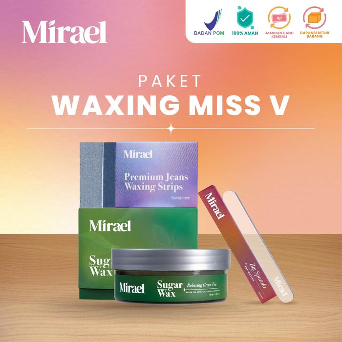 MIRAEL Paket Waxing Miss V - Sugar Waxing Kit Untuk Miss V