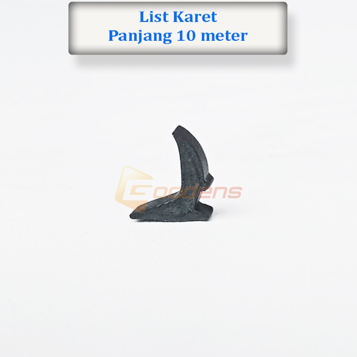 List Karet 078B karet C untuk kusen pintu-jendela aluminium panjang 10