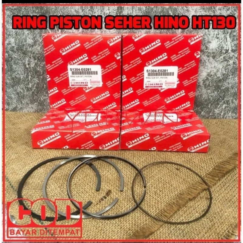 RING PISTON HT130 - RING SEHER HINO DUTRO 130HT HT130 SET