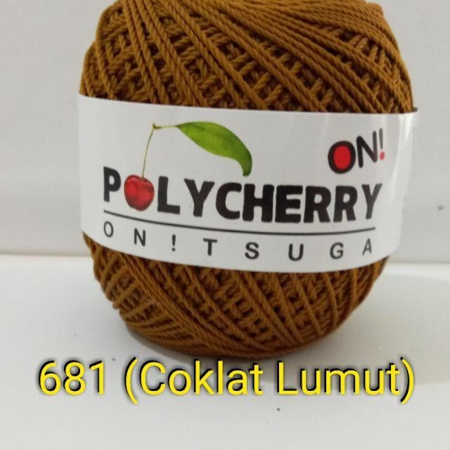 Flashshow Benang Rajut Polycherry Onitsuga (Var Hitam Coklat)