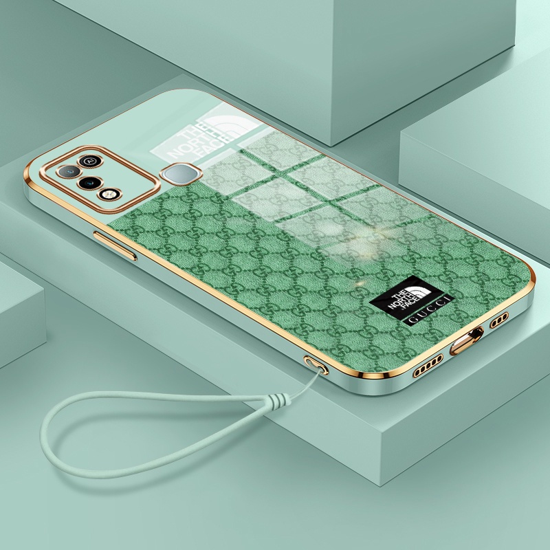 Casing Hp Untuk Infinix Hot 9 Play Hot 10 Play Hot 11 Play Case Casing pola Grid Kasing HP Kesing Si